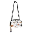 thumbnail image 1 of FORMRS Mini Crossbody Bag for Women Adjustable Rope Shoulder Casual Phone Purse, Beige Snow Houses, 1 of 7
