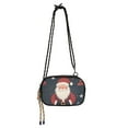 thumbnail image 1 of FORMRS Mini Crossbody Bag for Women Adjustable Rope Shoulder Casual Phone Purse, Blue Christmas Santa, 1 of 7