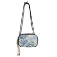 thumbnail image 1 of FORMRS Mini Crossbody Bag for Women Adjustable Rope Shoulder Casual Phone Purse, Blue Hydrangeas Pattern, 1 of 7