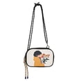thumbnail image 1 of FORMRS Mini Crossbody Bag for Women Adjustable Rope Shoulder Casual Phone Purse, Cartoon Flowers, 1 of 7