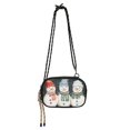thumbnail image 1 of FORMRS Mini Crossbody Bag for Women Adjustable Shoulder Rope Travel Casual Phone Purse, Green Snowmen, 1 of 7