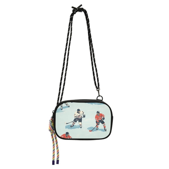 FORMRS Mini Crossbody Bag for Women Adjustable Shoulder Rope Travel Casual Phone Purse, Ice Play