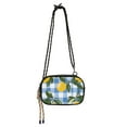 thumbnail image 1 of FORMRS Mini Crossbody Bag for Women Adjustable Shoulder Rope Travel Casual Phone Purse, Light Blue Plaid, 1 of 7