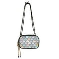 thumbnail image 1 of FORMRS Mini Crossbody Bag for Women Adjustable Shoulder Rope Travel Casual Phone Purse, Light Blue Shimmering Pattern, 1 of 7