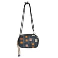 thumbnail image 1 of FORMRS Mini Crossbody Bag for Women Adjustable Shoulder Rope Travel Casual Phone Purse, Orange Checkered Pattern, 1 of 7