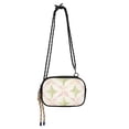 thumbnail image 1 of FORMRS Mini Crossbody Bag for Women Adjustable Shoulder Rope Travel Casual Phone Purse, Pastel Pink Geometric, 1 of 7