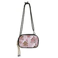 thumbnail image 1 of FORMRS Mini Crossbody Bag for Women Adjustable Shoulder Rope Travel Casual Phone Purse, Pink Gingerbread Houses, 1 of 7