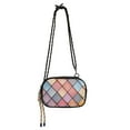 thumbnail image 1 of FORMRS Mini Crossbody Bag for Women Adjustable Shoulder Rope Travel Casual Phone Purse, Pink Shimmering Pattern, 1 of 7