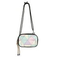 thumbnail image 1 of FORMRS Mini Crossbody Bag for Women Adjustable Shoulder Rope Travel Casual Phone Purse, Purple Geometric, 1 of 7