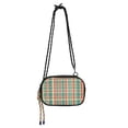 thumbnail image 1 of FORMRS Mini Crossbody Bag for Women Adjustable Shoulder Rope Travel Casual Phone Purse, Red Green Tartan Pattern, 1 of 7