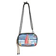 thumbnail image 1 of FORMRS Mini Crossbody Bag for Women Adjustable Rope Shoulder Casual Phone Purse, Red Sailboats, 1 of 7