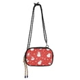 thumbnail image 1 of FORMRS Mini Crossbody Bag for Women Adjustable Shoulder Rope Travel Casual Phone Purse, Red Snowman, 1 of 7