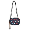 thumbnail image 1 of FORMRS Mini Crossbody Bag for Women Adjustable Rope Shoulder Casual Phone Purse, Red White Stars, 1 of 7