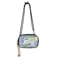 thumbnail image 1 of FORMRS Mini Crossbody Bag for Women Adjustable Shoulder Rope Travel Casual Phone Purse, Vibrant Hydrangeas Pattern, 1 of 7