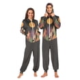 thumbnail image 1 of FORMRS Onesies Pajama for Adults Unisex Hoodie Winter Jumpsuit One Piece Sleepwear, Sizes S-2XL, Abstract Mountain, 1 of 7