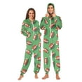 thumbnail image 1 of FORMRS Onesies Pajama for Adults Unisex Hoodie Winter Jumpsuit One Piece Sleepwear, Sizes S-2XL, American Footballs, 1 of 7