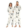 thumbnail image 1 of FORMRS Onesies Pajama for Adults Unisex Hoodie Winter Jumpsuit One Piece Sleepwear, Sizes S-2XL, Black Cute Cats, 1 of 7