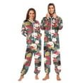 thumbnail image 1 of FORMRS Onesies Pajama for Adults Unisex Hoodie Winter Jumpsuit One Piece Sleepwear, Sizes S-2XL, Black Lucky Cat, 1 of 7