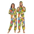 thumbnail image 1 of FORMRS Onesies Pajama for Adults Unisex Hoodie Winter Jumpsuit One Piece Sleepwear, Sizes S-2XL, Cartoon Birds Pattern, 1 of 7