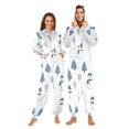 thumbnail image 1 of FORMRS Onesies Pajama for Adults Unisex Hoodie Winter Jumpsuit One Piece Sleepwear, Sizes S-2XL, Cartoon Snowmen, 1 of 7