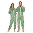 thumbnail image 1 of FORMRS Onesies Pajama for Adults Unisex Hoodie Winter Jumpsuit One Piece Sleepwear, Sizes S-2XL, Christmas Cookies, 1 of 7