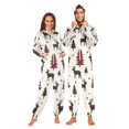 thumbnail image 1 of FORMRS Onesies Pajama for Adults Unisex Hoodie Winter Jumpsuit One Piece Sleepwear, Sizes S-2XL, Christmas Plaid Forest, 1 of 7