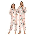 thumbnail image 1 of FORMRS Onesies Pajama for Adults Unisex Hoodie Winter Jumpsuit One Piece Sleepwear, Sizes S-2XL, Christmas Snowman, 1 of 7