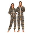 thumbnail image 1 of FORMRS Onesies Pajama for Adults Unisex Hoodie Winter Jumpsuit One Piece Sleepwear, Sizes S-2XL, Classic Floral, 1 of 7