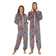 thumbnail image 1 of FORMRS Onesies Pajama for Adults Unisex Hoodie Winter Jumpsuit One Piece Sleepwear, Sizes S-2XL, Colorful Mandala Pattern, 1 of 7