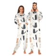 thumbnail image 1 of FORMRS Onesies Pajama for Adults Unisex Hoodie Winter Jumpsuit One Piece Sleepwear, Sizes S-2XL, Cute Cartoon Cats, 1 of 7