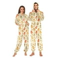 thumbnail image 1 of FORMRS Onesies Pajama for Adults Unisex Hoodie Winter Jumpsuit One Piece Sleepwear, Sizes S-2XL, Cute Cartoon Ghost Pattern, 1 of 7