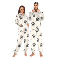 thumbnail image 1 of FORMRS Onesies Pajama for Adults Unisex Hoodie Winter Jumpsuit One Piece Sleepwear, Sizes S-2XL, Cute Cat Paw, 1 of 7
