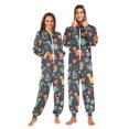 thumbnail image 1 of FORMRS Onesies Pajama for Adults Unisex Hoodie Winter Jumpsuit One Piece Sleepwear, Sizes S-2XL, Cute Dinosaur, 1 of 7