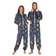 thumbnail image 1 of FORMRS Onesies Pajama for Adults Unisex Hoodie Winter Jumpsuit One Piece Sleepwear, Sizes S-2XL, Dark Blue Christmas, 1 of 7