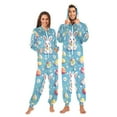 thumbnail image 1 of FORMRS Onesies Pajama for Adults Unisex Hoodie Winter Jumpsuit One Piece Sleepwear, Sizes S-2XL, Easter Bunny Pattern, 1 of 7
