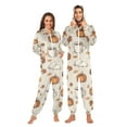 thumbnail image 1 of FORMRS Onesies Pajama for Adults Unisex Hoodie Winter Jumpsuit One Piece Sleepwear, Sizes S-2XL, Fall Pumpkin Pattern, 1 of 7