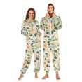 thumbnail image 1 of FORMRS Onesies Pajama for Adults Unisex Hoodie Winter Jumpsuit One Piece Sleepwear, Sizes S-2XL, Floral Design, 1 of 7