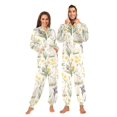 thumbnail image 1 of FORMRS Onesies Pajama for Adults Unisex Hoodie Winter Jumpsuit One Piece Sleepwear, Sizes S-2XL, Floral Rabbit, 1 of 7