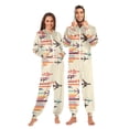 thumbnail image 1 of FORMRS Onesies Pajama for Adults Unisex Hoodie Winter Jumpsuit One Piece Sleepwear, Sizes S-2XL, Flying Planes, 1 of 7