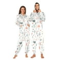 thumbnail image 1 of FORMRS Onesies Pajama for Adults Unisex Hoodie Winter Jumpsuit One Piece Sleepwear, Sizes S-2XL, Garden Pattern, 1 of 7