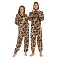 thumbnail image 1 of FORMRS Onesies Pajama for Adults Unisex Hoodie Winter Jumpsuit One Piece Sleepwear, Sizes S-2XL, Leopard Pattern, 1 of 7