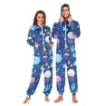 thumbnail image 1 of FORMRS Onesies Pajama for Adults Unisex Hoodie Winter Jumpsuit One Piece Sleepwear, Sizes S-2XL, Light Pink Jellyfish, 1 of 7