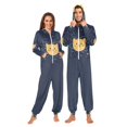 thumbnail image 1 of FORMRS Onesies Pajama for Adults Unisex Hoodie Winter Jumpsuit One Piece Sleepwear, Sizes S-2XL, Orange Cat Planet, 1 of 7