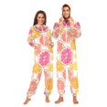thumbnail image 1 of FORMRS Onesies Pajama for Adults Unisex Hoodie Winter Jumpsuit One Piece Sleepwear, Sizes S-2XL, Orange Grapefruit Slices, 1 of 7