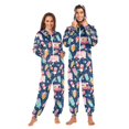 thumbnail image 1 of FORMRS Onesies Pajama for Adults Unisex Hoodie Winter Jumpsuit One Piece Sleepwear, Sizes S-2XL, Pink Cartoon Truck Pattern, 1 of 7