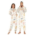 thumbnail image 1 of FORMRS Onesies Pajama for Adults Unisex Hoodie Winter Jumpsuit One Piece Sleepwear, Sizes S-2XL, Pink Easter Eggs, 1 of 7