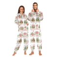 thumbnail image 1 of FORMRS Onesies Pajama for Adults Unisex Hoodie Winter Jumpsuit One Piece Sleepwear, Sizes S-2XL, Red Christmas House, 1 of 7