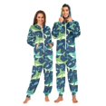 thumbnail image 1 of FORMRS Onesies Pajama for Adults Unisex Hoodie Winter Jumpsuit One Piece Sleepwear, Sizes S-2XL, Sharks Pattern, 1 of 7