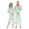 thumbnail image 1 of FORMRS Onesies Pajama for Adults Unisex Hoodie Winter Jumpsuit One Piece Sleepwear, Sizes S-2XL, Space Patterns, 1 of 7