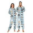 thumbnail image 1 of FORMRS Onesies Pajama for Adults Unisex Hoodie Winter Jumpsuit One Piece Sleepwear, Sizes S-2XL, Vibrant Cute Cat, 1 of 7